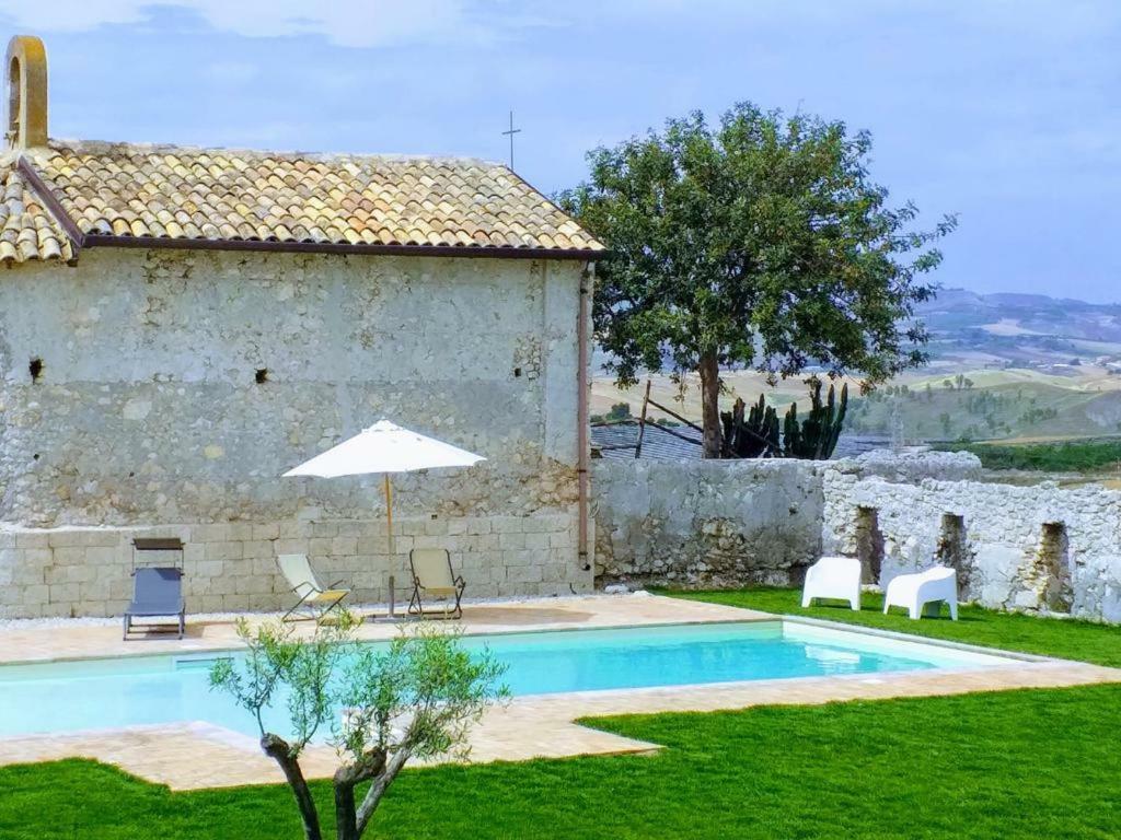 Contrada Gibbesi Villa Gibbesi Vecchio Bagian luar foto